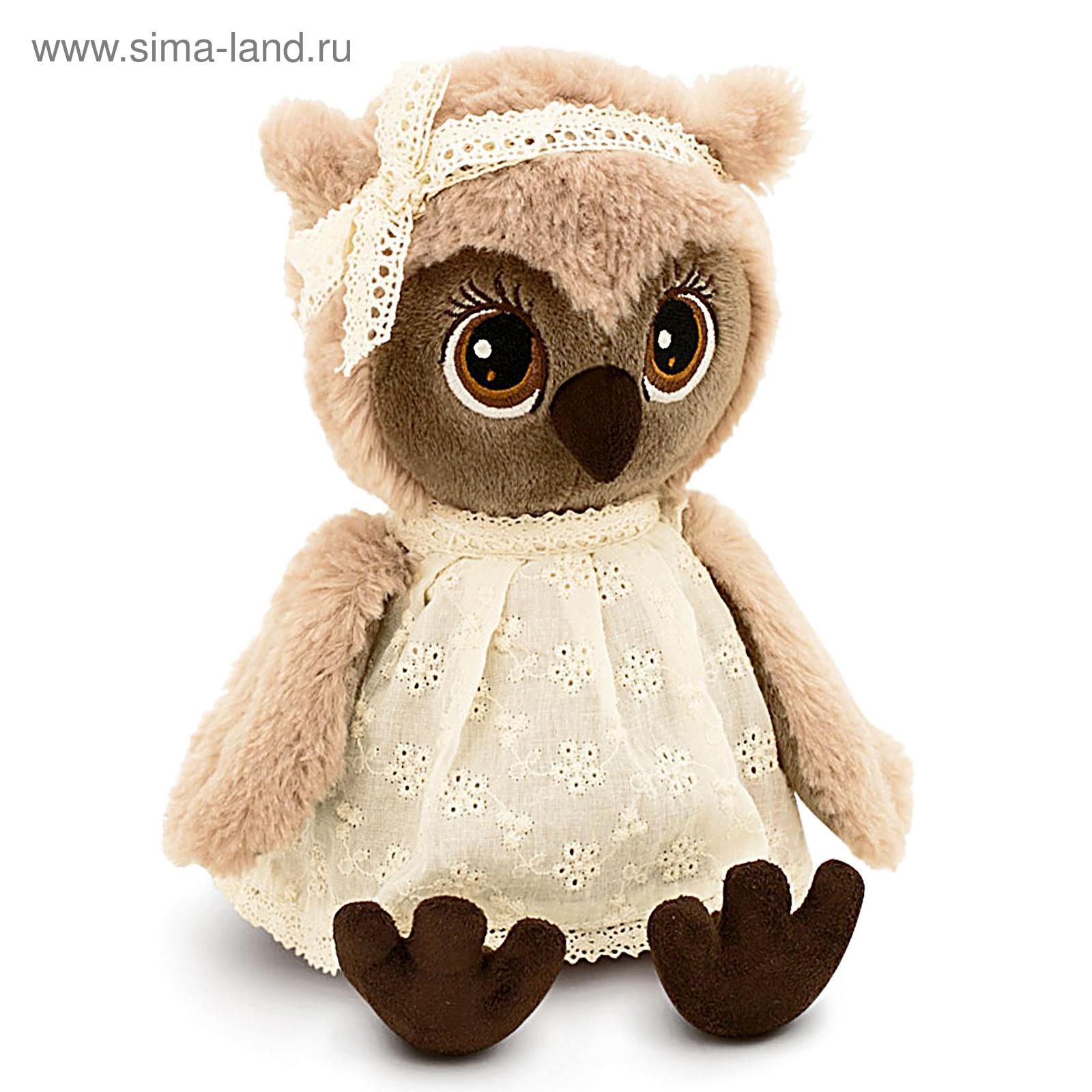 Мягкая игрушка Сова Соня: Нежность , 20 см