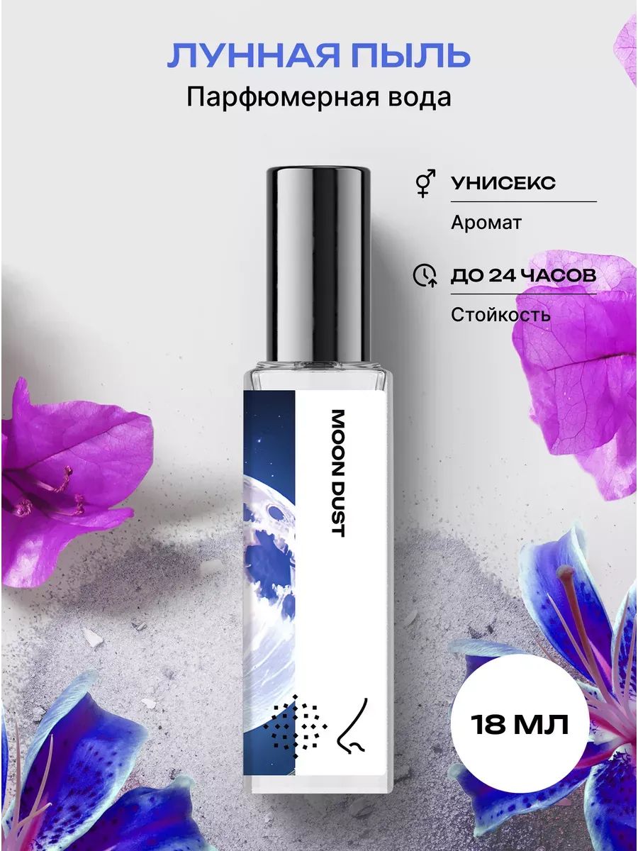 Парфюмерная вода женская и мужская Лунная пыль 18 мл, Библиотека ароматов