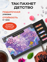 Набор духов женские и мужские пробники 10 ароматов "Так пахнет детство", Библиотека ароматов