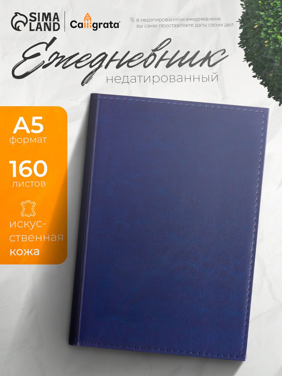 Ежедневник недатированный А5 160 листов "Небраска"