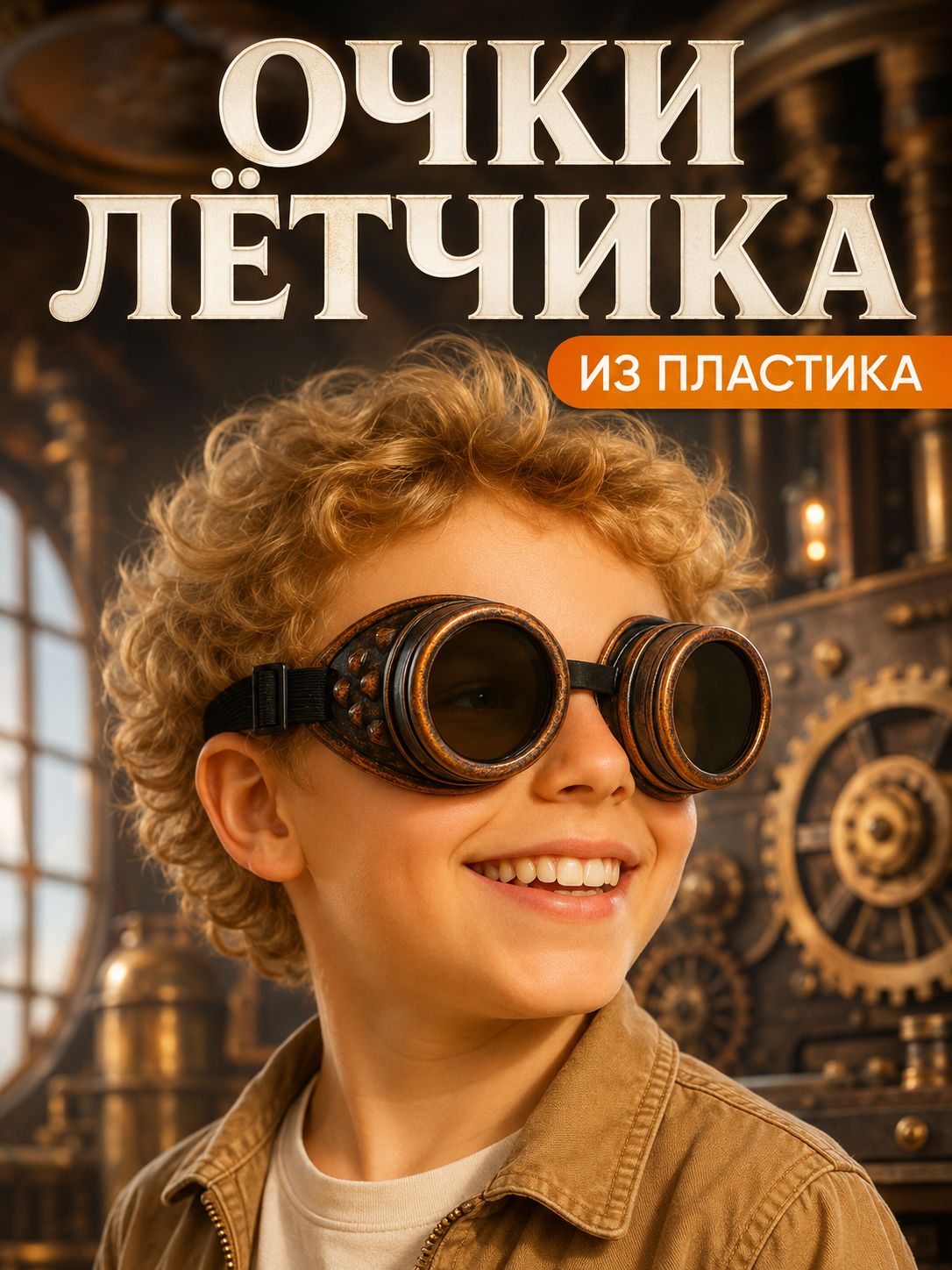 Карнавальные очки Летчик / Очки летчика