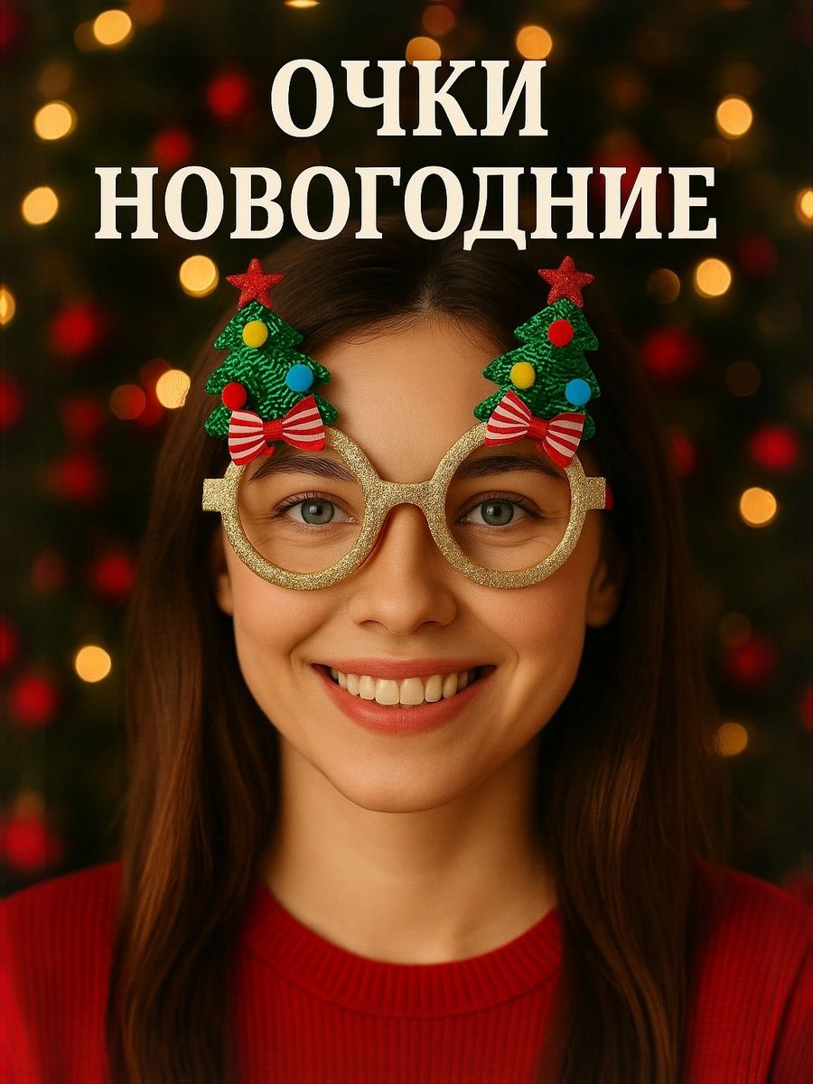 Карнавальные очки Новогодние