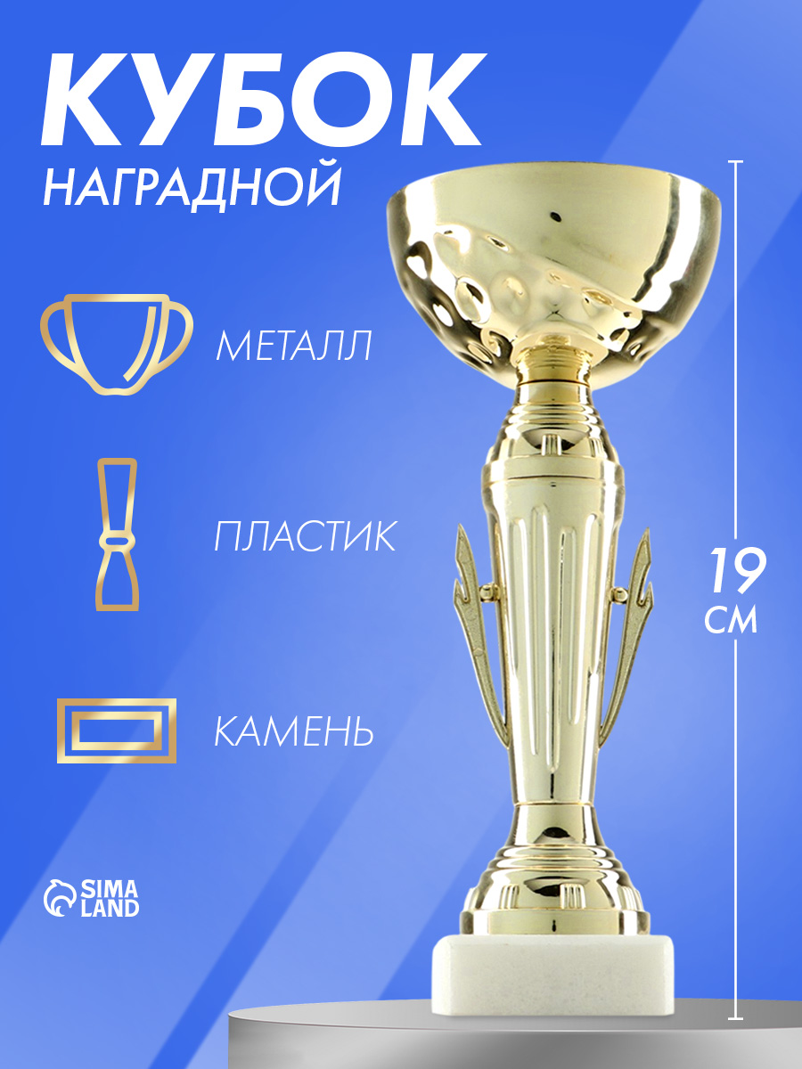 Кубок спортивный золотой награда победителю