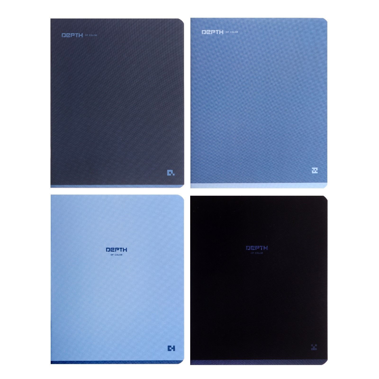 Тетрадь 48 листов в клетку BG Monocolor Blue, обложка мелованный картон, soft touch