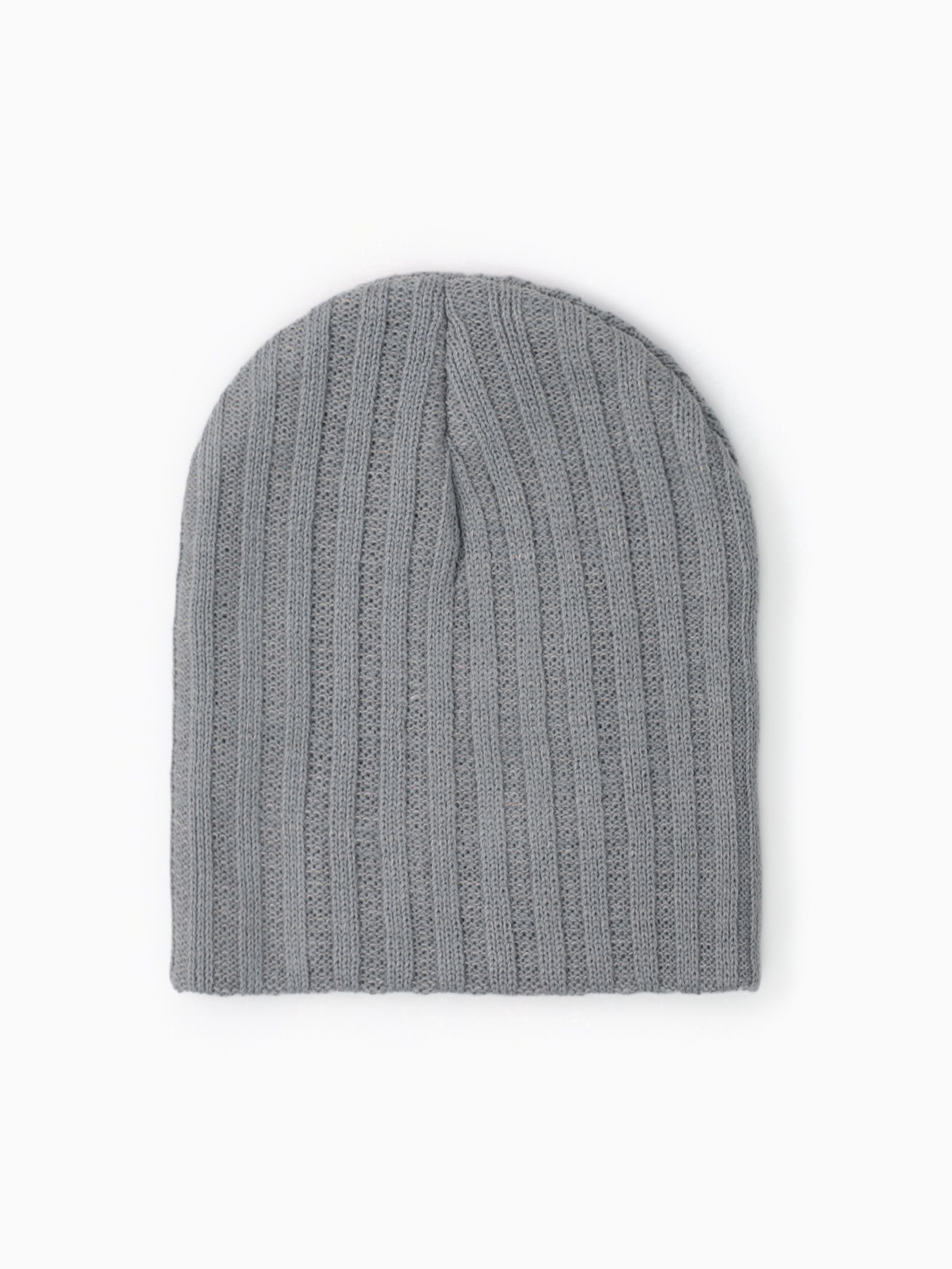 Шапка детская демисезонная двухслойная MINAKU, размер 46-50 (1-3 года), серая