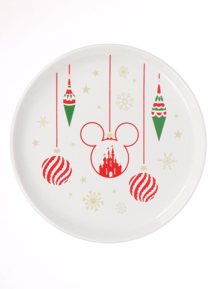 Тарелка керамическая / тарелка новогодняя, "Микки Маус", Disney, диаметр 20 см