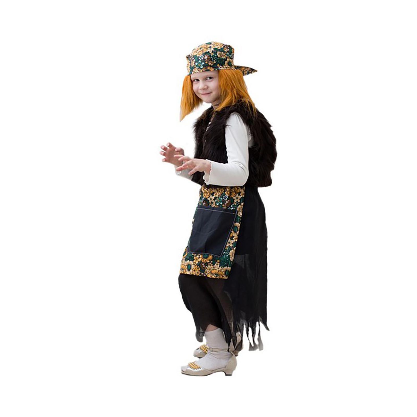 Карнавальный костюм Страна Карнавалия "Баба-яга", 5-7 лет, рост 122-134 см