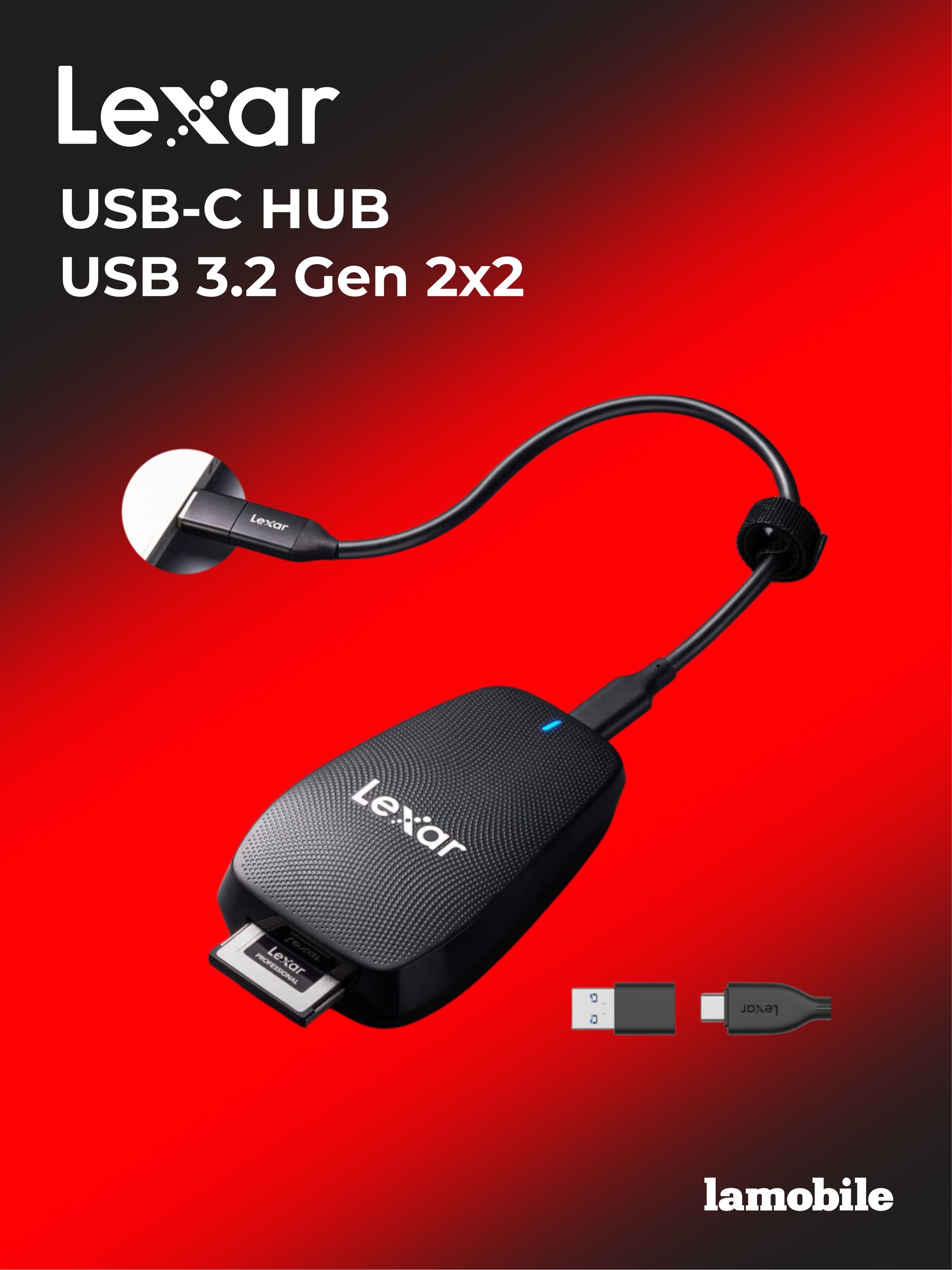 Картридер Lexar CFexpress Type B USB 3.2 Gen 2 2, На фото — предложение продавца
