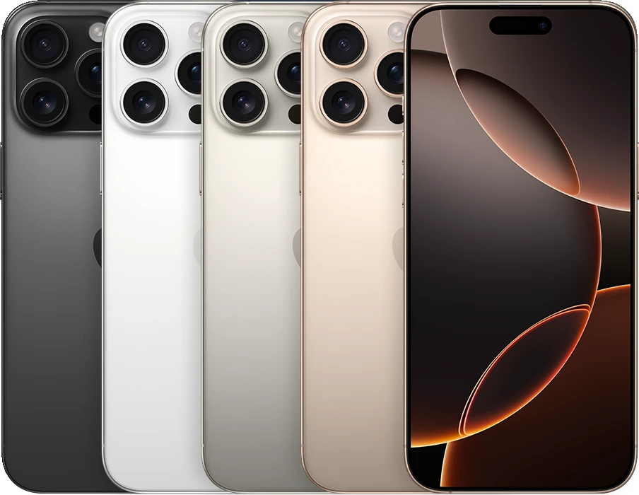Apple iPhone 16 Pro Max, Расцветка на фото
